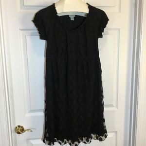 Motherhood Maternity Dress, With Black Lace, Sz S